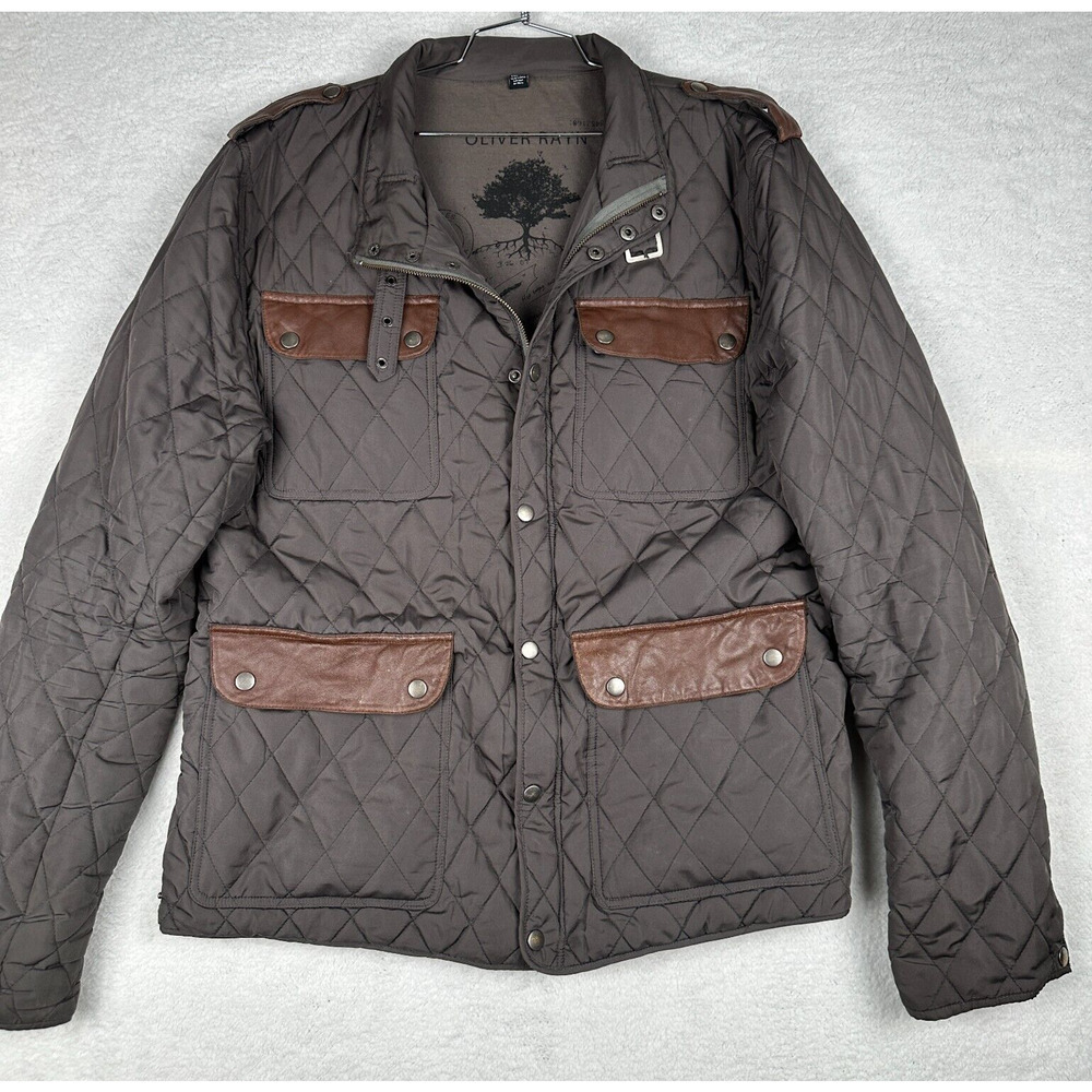 Oliver Rayn Brown jacket Men Size XXL